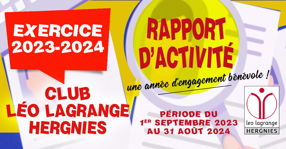 Rapport d'activité